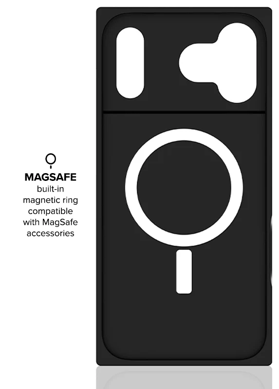 SQUARE® Black Crocodile Faux Leather iPhone Case - Image 74
