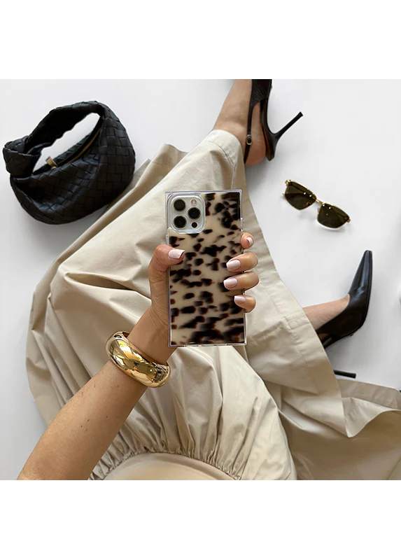 SQUARE® Blonde Tortoise Shell iPhone Case - Image 83