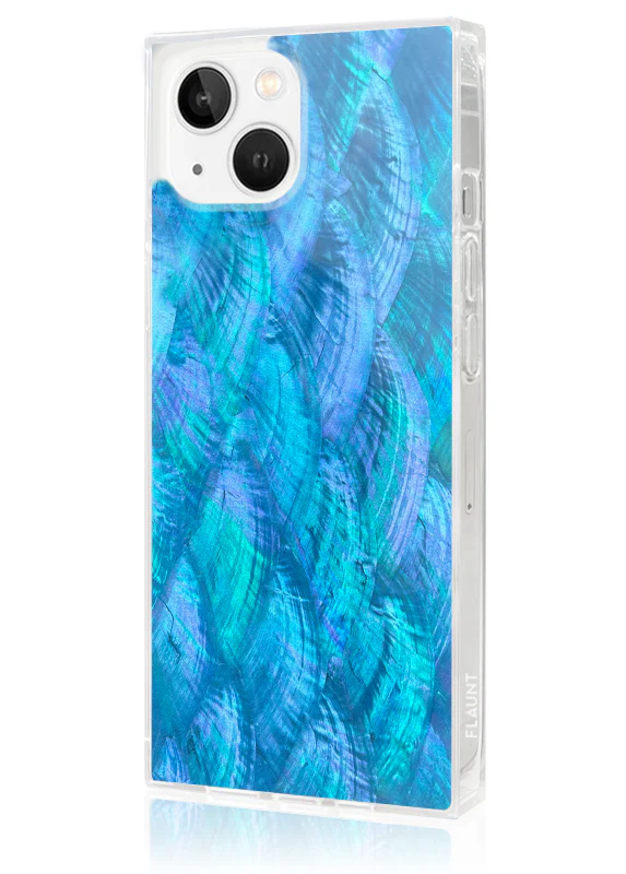 SQUARE® Blue Mother of Pearl iPhone Case - Image 18