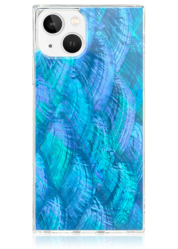 SQUARE® Blue Mother of Pearl iPhone Case - Image 9