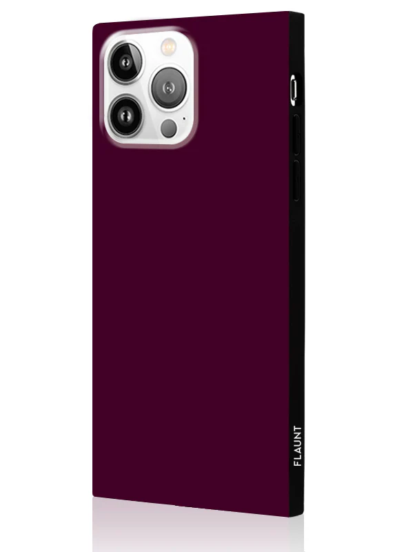 SQUARE® Burgundy iPhone Case - Image 48