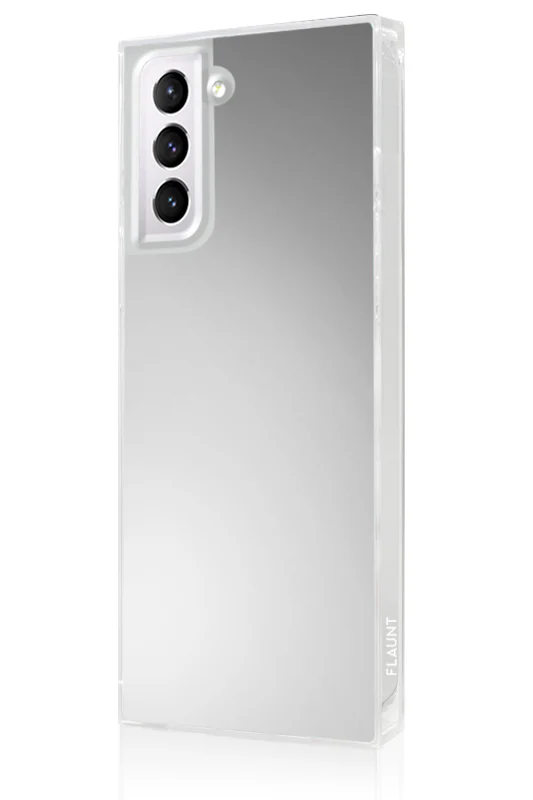 SQUARE® Metallic Silver Mirror Galaxy Case - Image 14