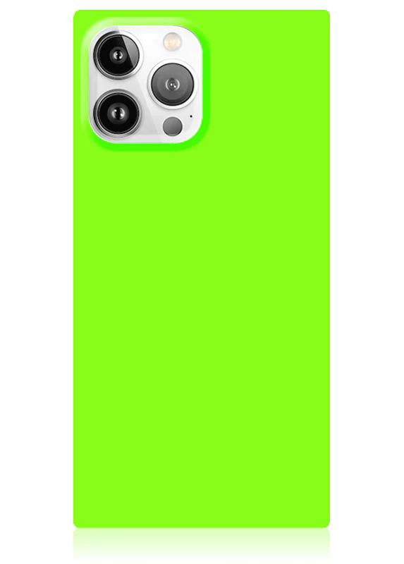 SQUARE® Neon Green iPhone Case - Image 27