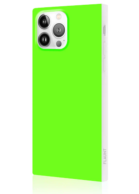 SQUARE® Neon Green iPhone Case - Image 28