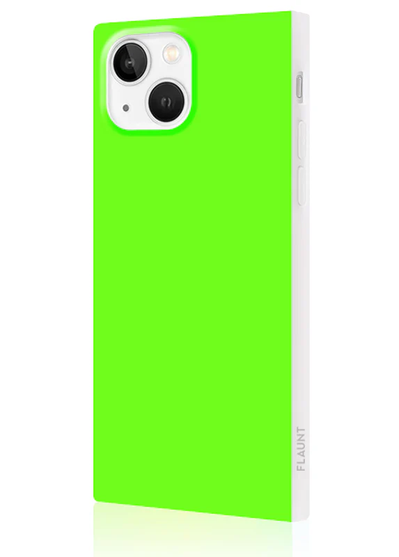 SQUARE® Neon Green iPhone Case - Image 36
