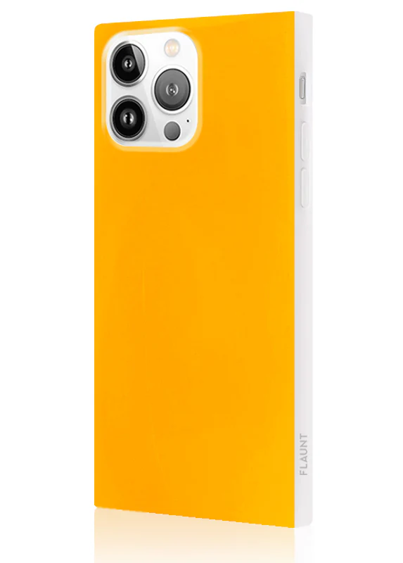 SQUARE® Neon Orange iPhone Case - Image 2