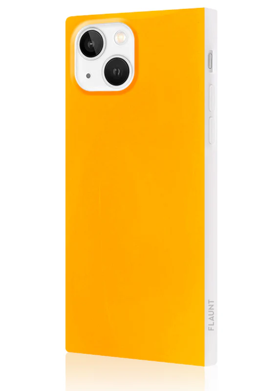 SQUARE® Neon Orange iPhone Case - Image 40