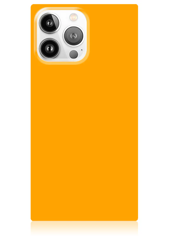 SQUARE® Neon Orange iPhone Case - Image 43