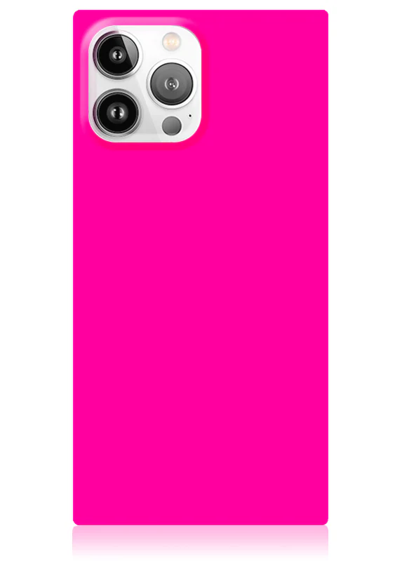 SQUARE® Neon Pink iPhone Case - Image 25