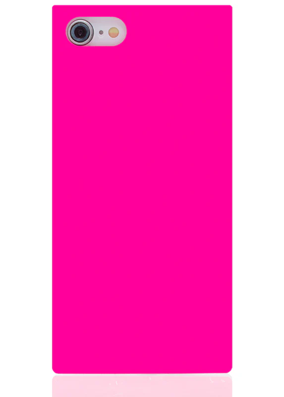 SQUARE® Neon Pink iPhone Case - Image 5