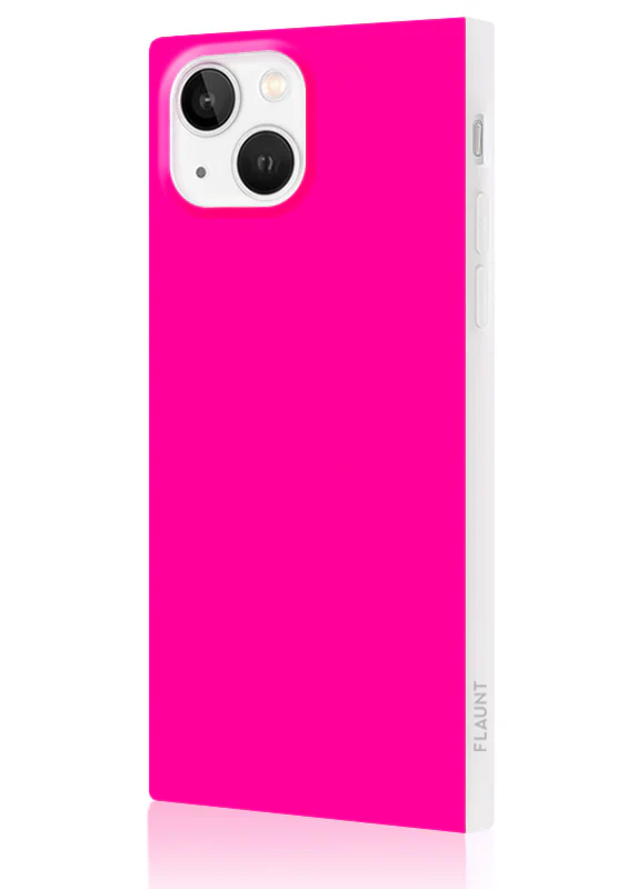 SQUARE® Neon Pink iPhone Case - Image 60