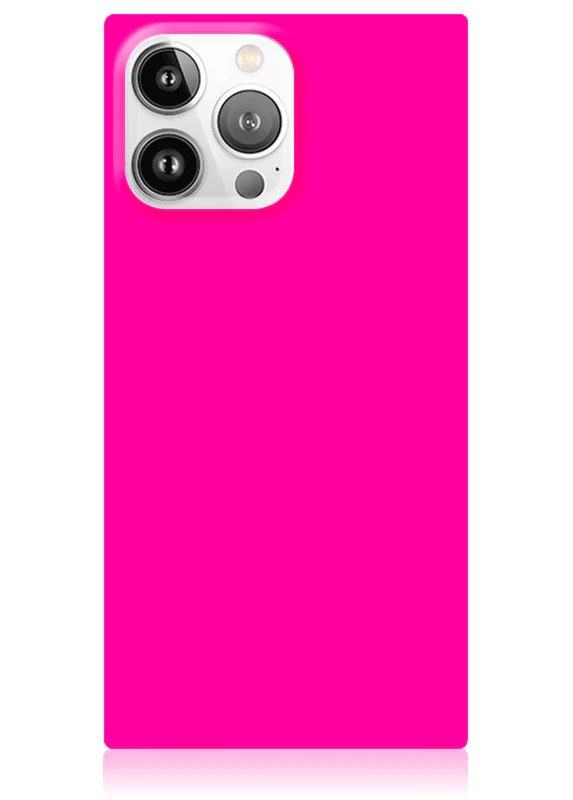 SQUARE® Neon Pink iPhone Case - Image 63