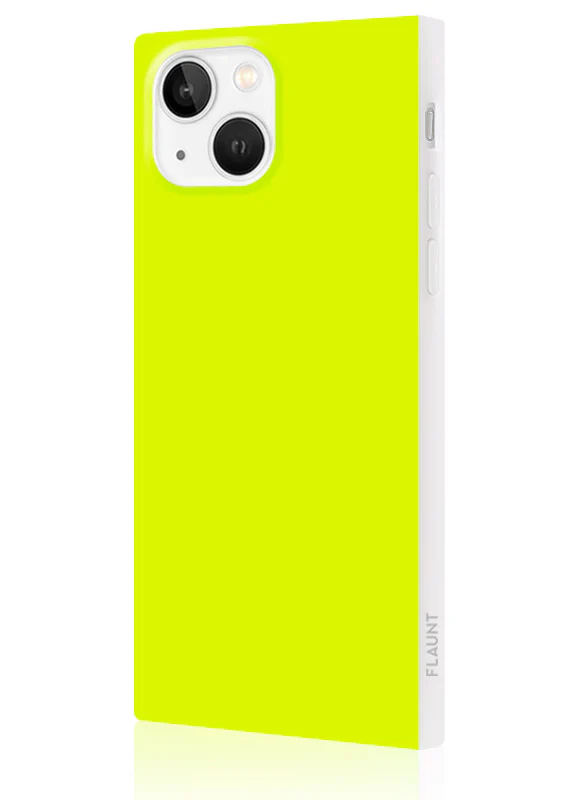 SQUARE® Neon Yellow iPhone Case - Image 40