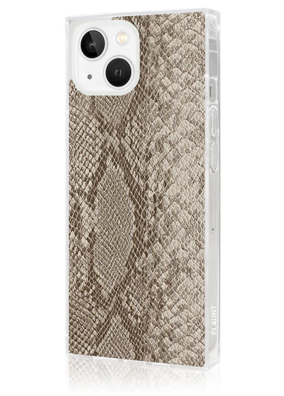 SQUARE® Nude Python Faux Leather iPhone Case - Image 16
