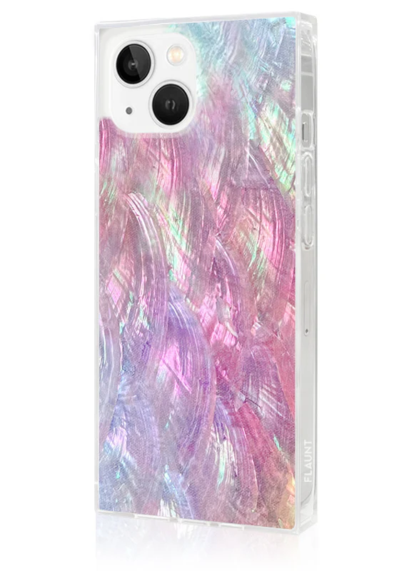 SQUARE® Pink Mother of Pearl iPhone Case - Image 10