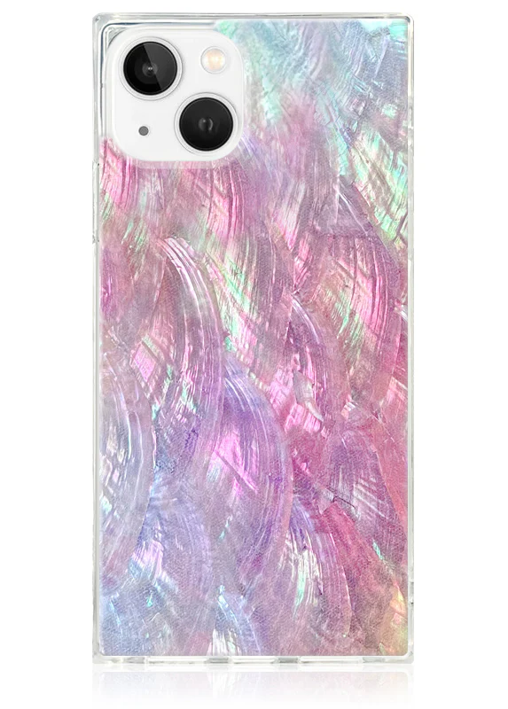 SQUARE® Pink Mother of Pearl iPhone Case - Image 31