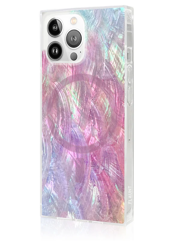 SQUARE® Pink Mother of Pearl iPhone Case - Image 46