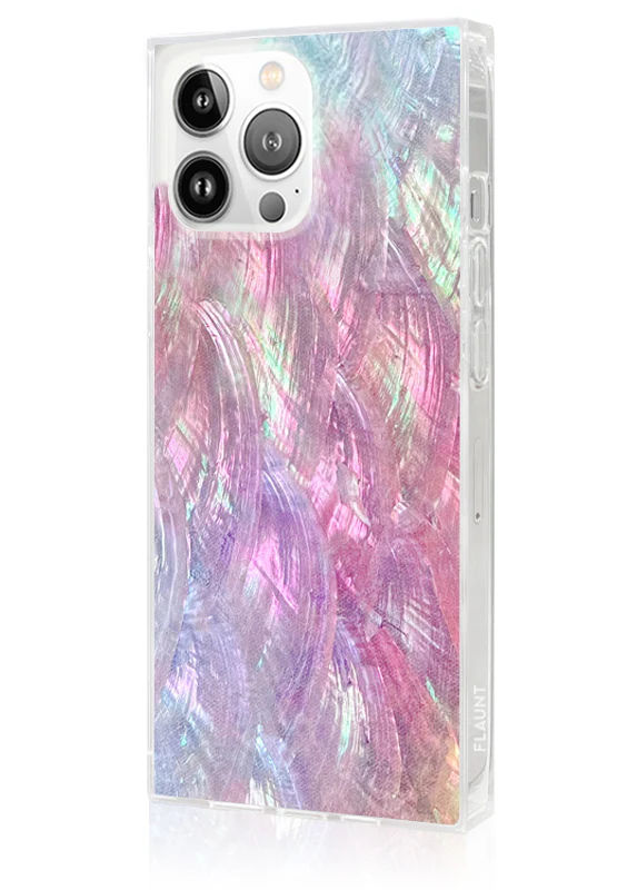 SQUARE® Pink Mother of Pearl iPhone Case - Image 48
