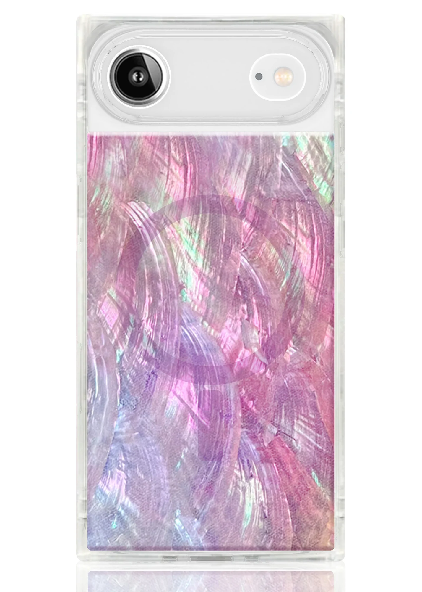 SQUARE® Pink Mother of Pearl iPhone Case - Image 65