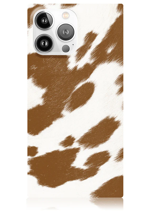 SQUARE® Tan Cow iPhone Case - Image 35