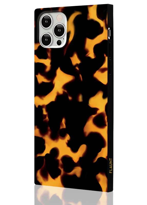 SQUARE® Tortoise Print iPhone Case - Image 4
